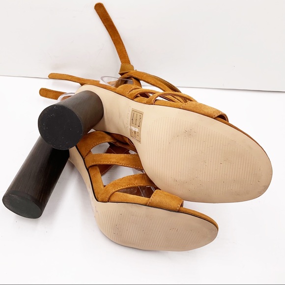 {ALDO} Suede Lace-Up Strappy Heels - Picture 11 of 16
